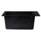 Alfi Brand Black 17" Drop-In Rectangular Granite Composite Kitchen Prep Sink AB1720DI-BLA - alternate 10